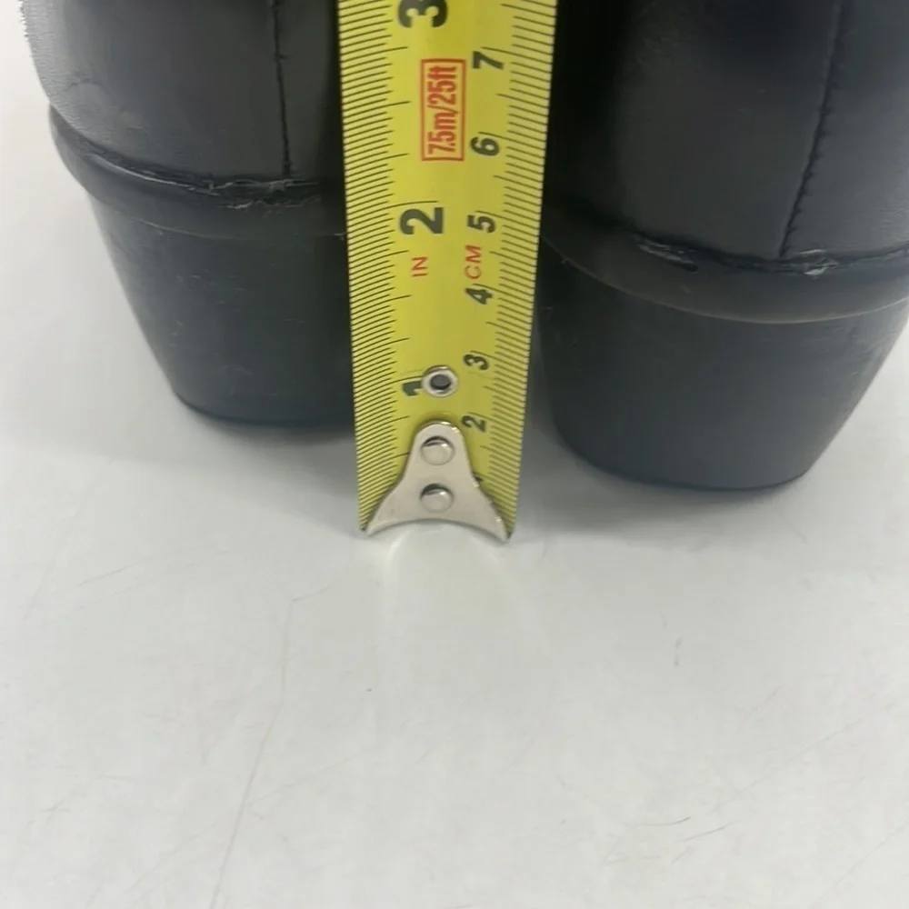 Clarks Black Leather Ankle Boots Size 8 BAB4317B - Picture 5 of 9